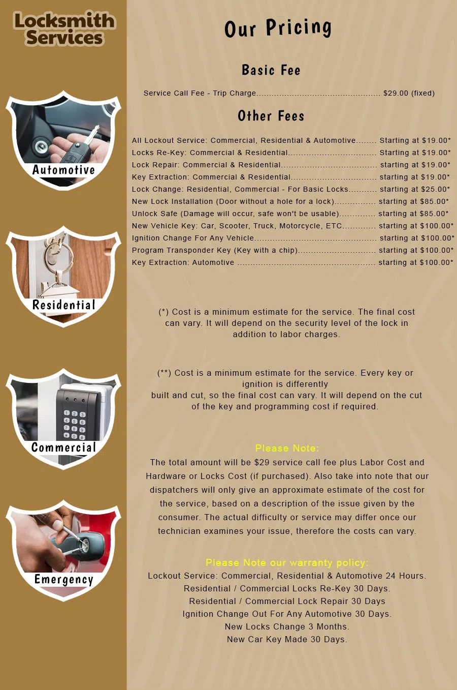 Bonita Springs FL Lock Key Store Bonita Springs, FL 239-599-5717